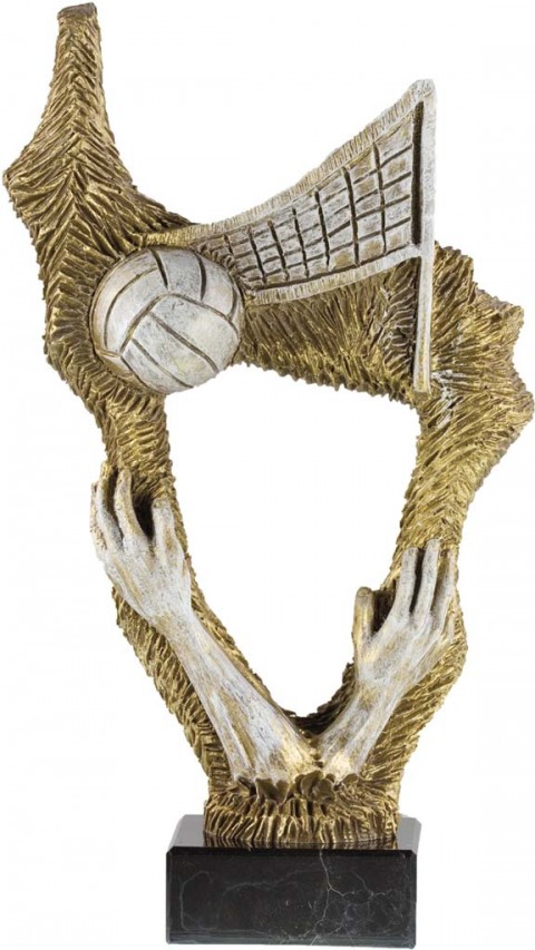 trofeo resina voleibol 26 cm.