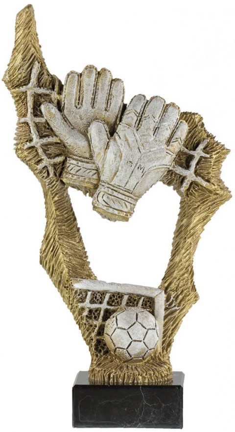 trofeo resina futbol 26 cm.