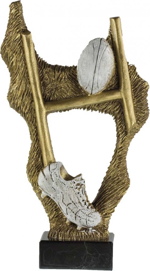 trofeo resina rugby 26 cm.