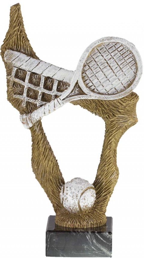 trofeo resina tenis 26 cm.