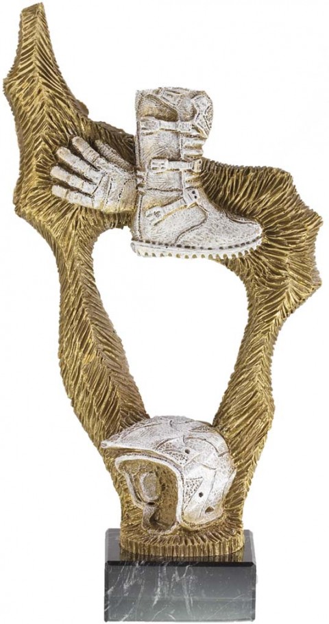 trofeo resina motociclismo 26 cm.