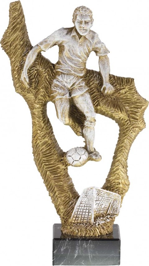 trofeo resina futbol 26 cm.