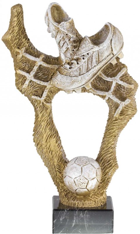 trofeo resina futbol 26 cm.