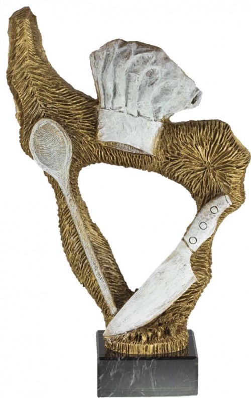 TROFEO RESINA COCINA 26 cm.