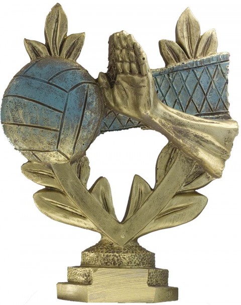 trofeo resina voleibol 16 cm.