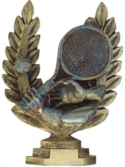 trofeo resina tenis 16 cm.