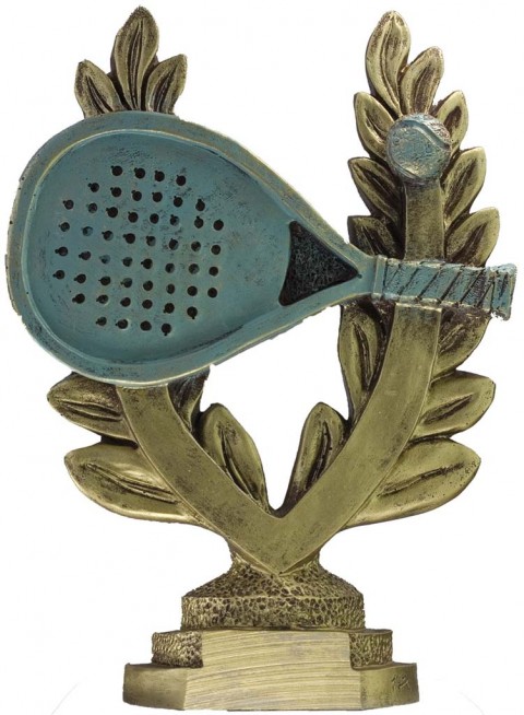 trofeo resina padel 16 cm.