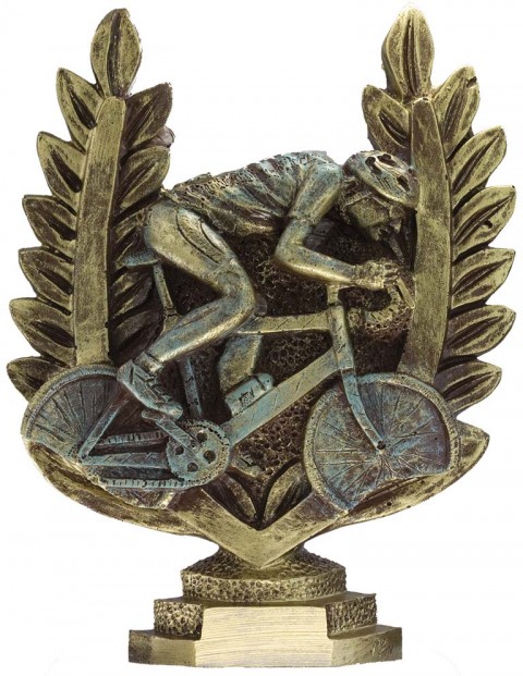 trofeo resina ciclismo 16 cm.