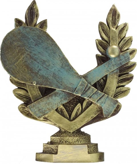 trofeo resina pelota vasca 16 cm.
