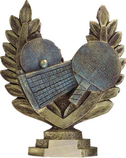 trofeo resina ping pong 16 cm.