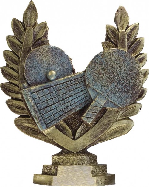 TROFEO RESINA PING PONG 16 cm.