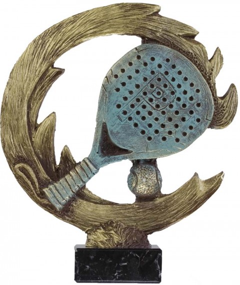 trofeos resina padel 24 cm.