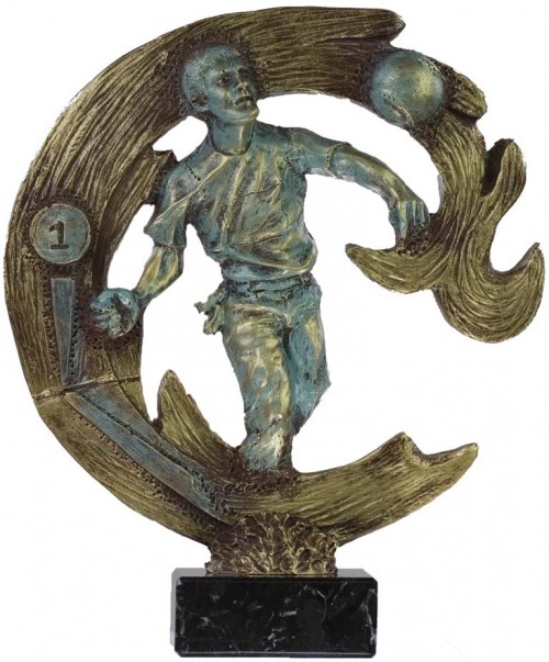 TROFEO RESINA PELOTA VASCA 24 cm.