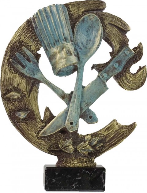 trofeo resina cocina 24 cm.