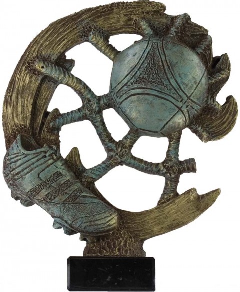 trofeo resina futbol 24 cm.
