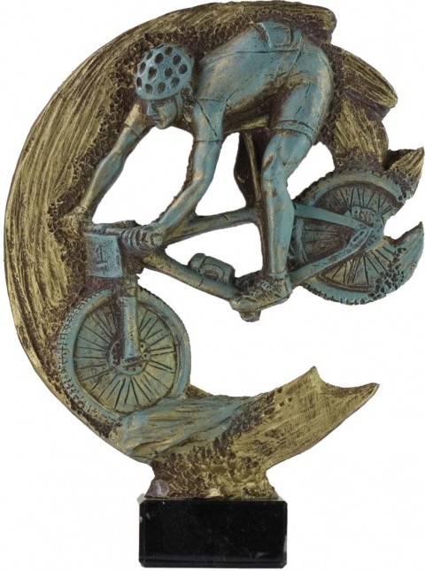 trofeo resina ciclismo 24 cm.