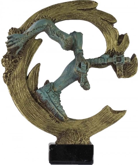 trofeo resina atletismo 24 cm.