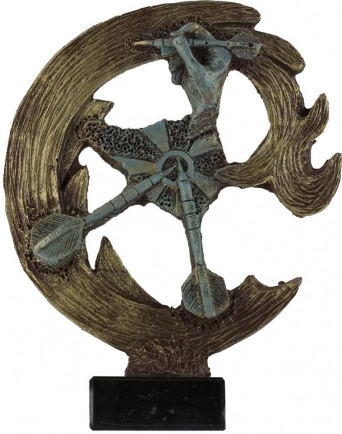 TROFEO RESINA DARDOS 24 cm.