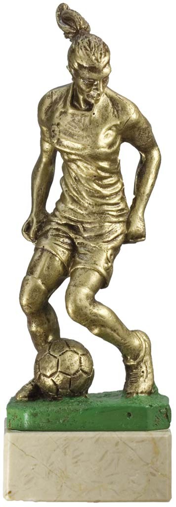 trofeo resina futbol fem. 23 cm.