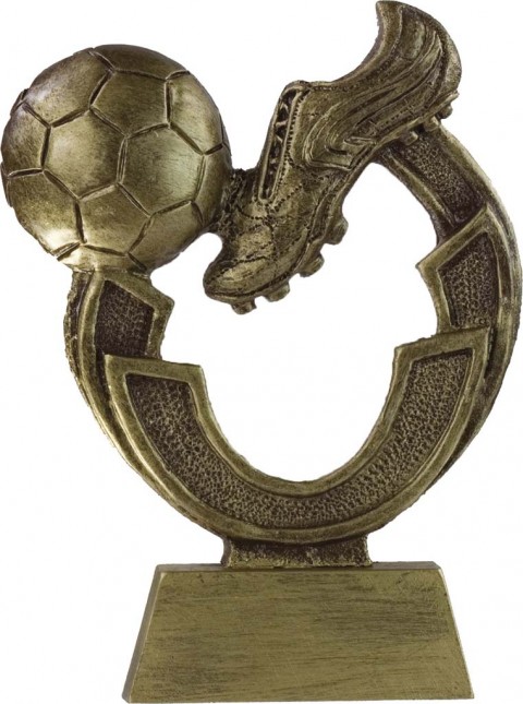 trofeo resina futbol 16 cm.