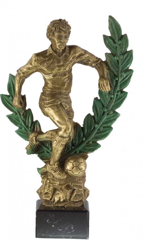 TROFEO RESINA FUTBOL 29 cm.
