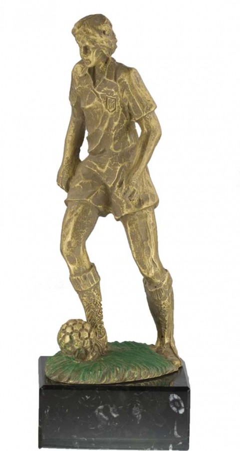 trofeo resina futbol 26 cm.