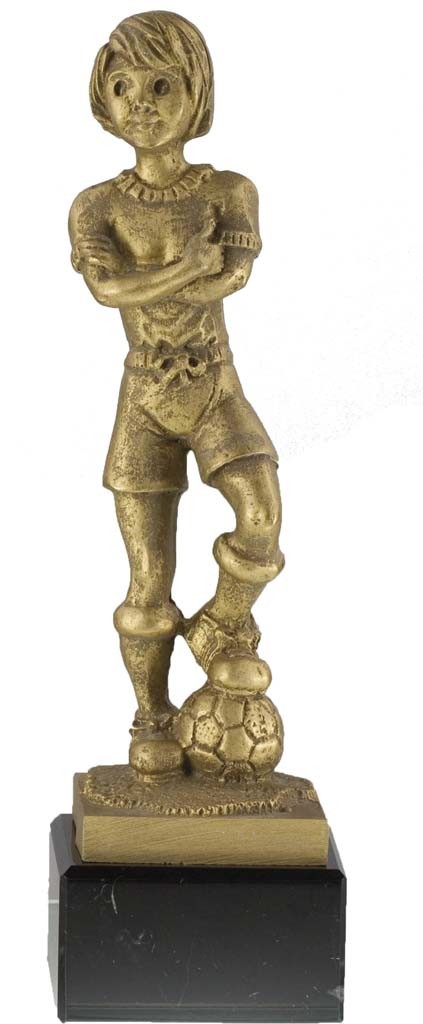 trofeo resina futbol 25 cm.