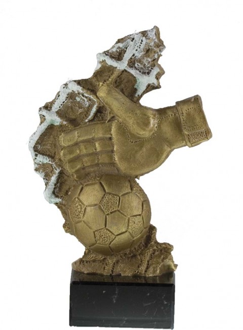 trofeo resina futbol portero 19 cm.