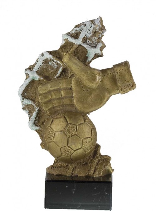 TROFEO RESINA FUTBOL PORTERO 19 cm.