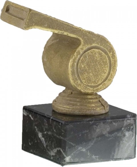 trofeo resina futbol arbitro 14 cm.