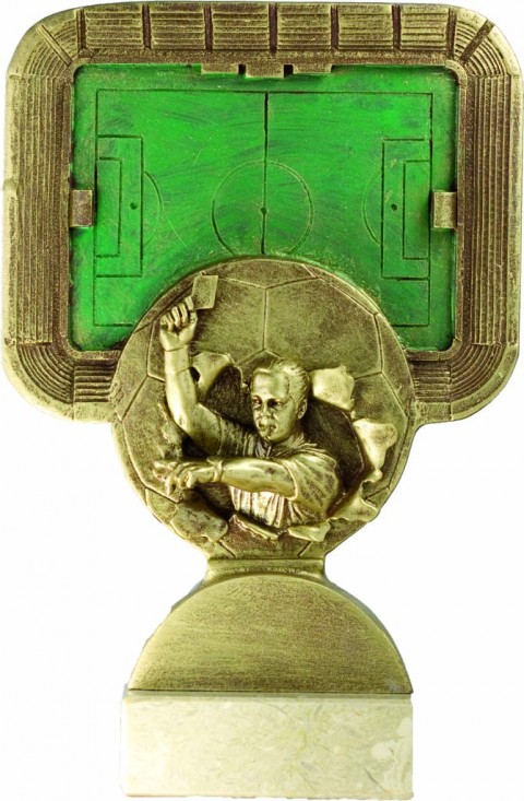 trofeo resina futbol arbitro 24 cm.