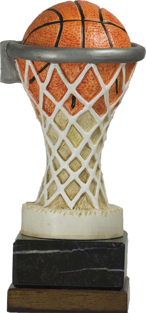 TROFEO RESINA BALONCESTO 18 cm.
