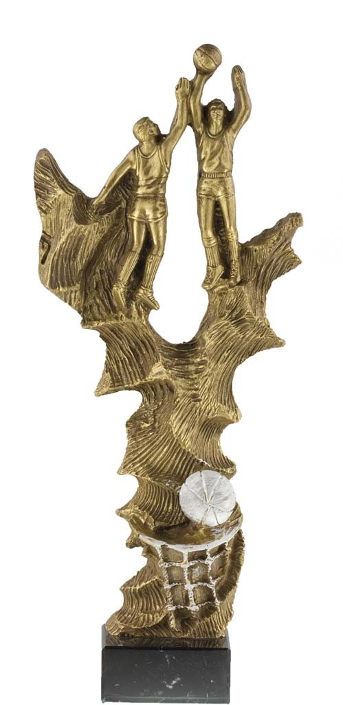 TROFEO RESINA BALONCESTO 34 cm.