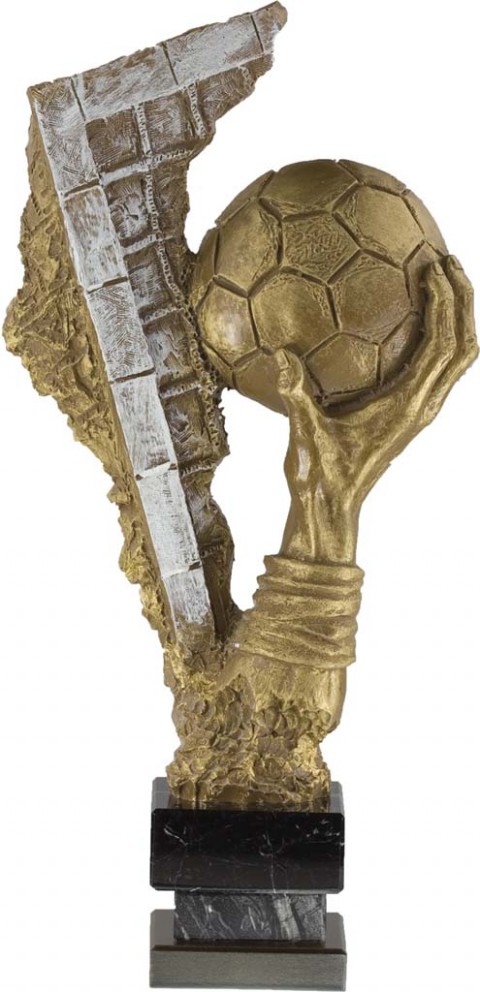 trofeo resina balonmano 32 cm.