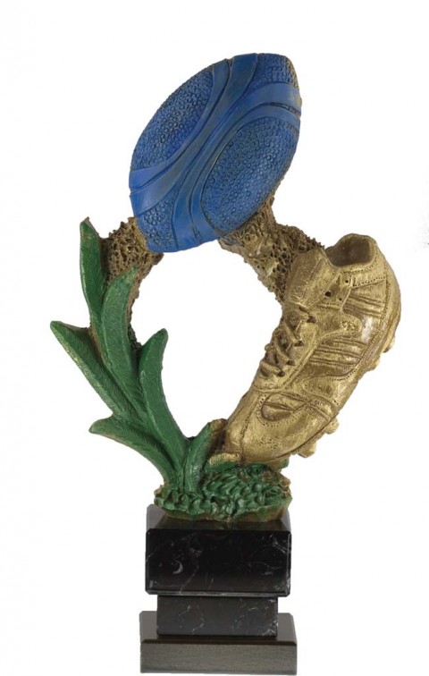 trofeo resina rugby 25 cm.