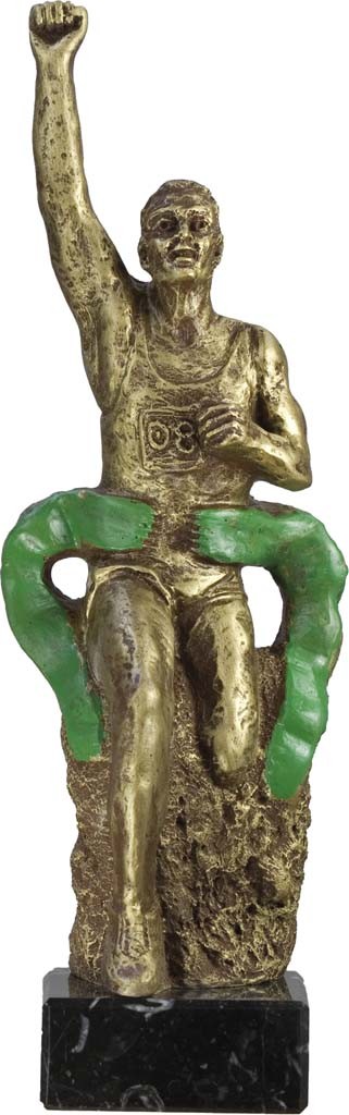 trofeo resina atletismo 29 cm.
