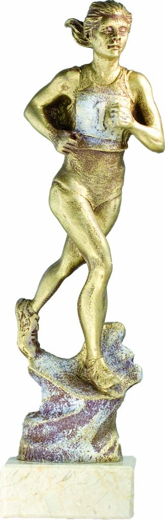 trofeo resina atletismo 22 cm.