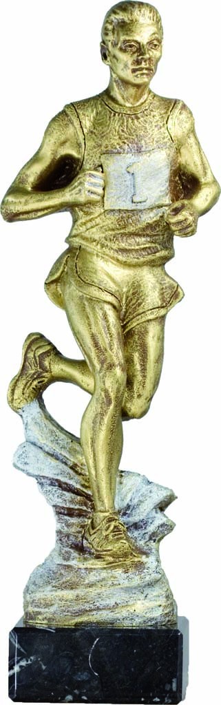 trofeo resina atletismo 21 cm.