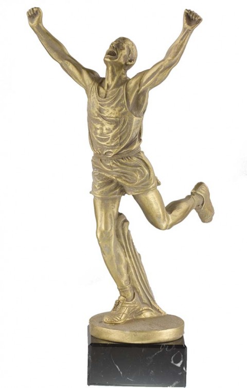 trofeo resina atletismo 35 cm.