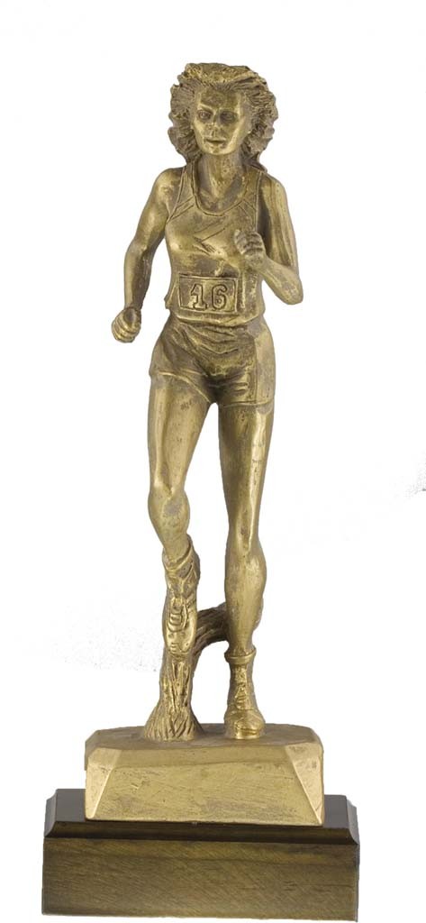 trofeo resina atletismo 28 cm.