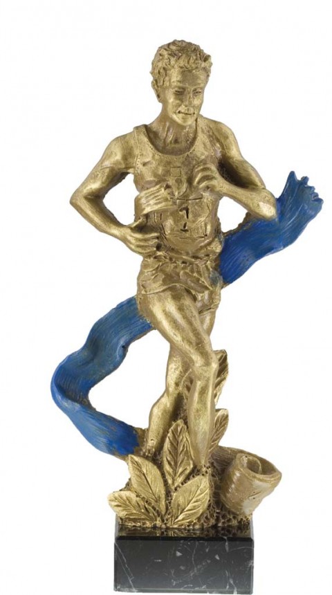 trofeo resina atletismo 28 cm.