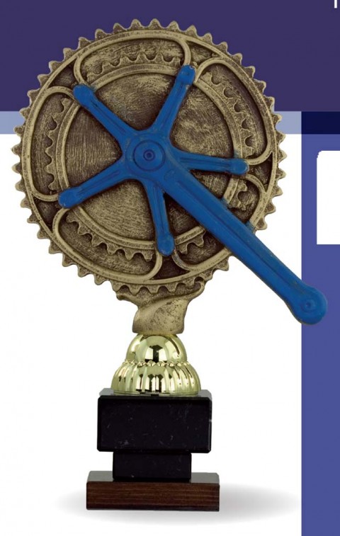 trofeo resina ciclismo 30 cm.