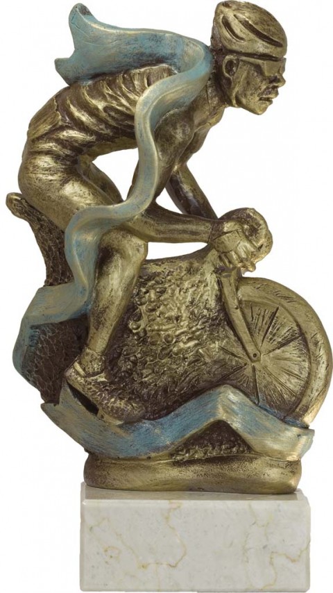 trofeo resina ciclismo 25 cm.