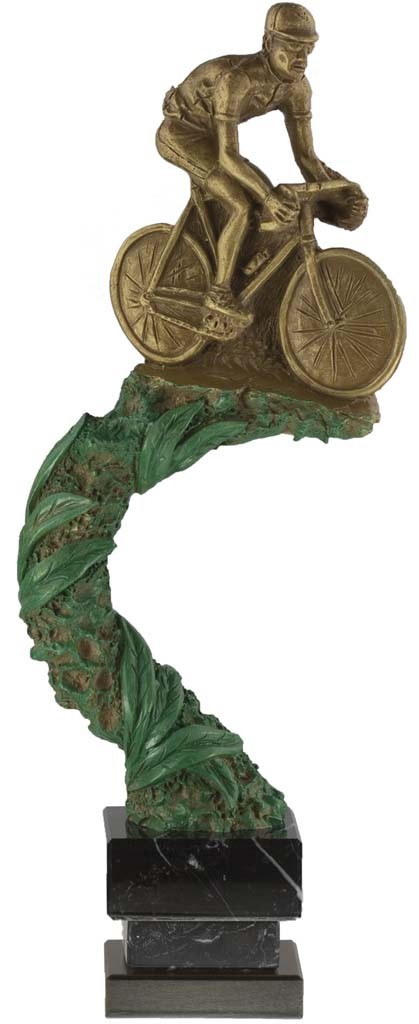 trofeo resina ciclismo 33 cm.