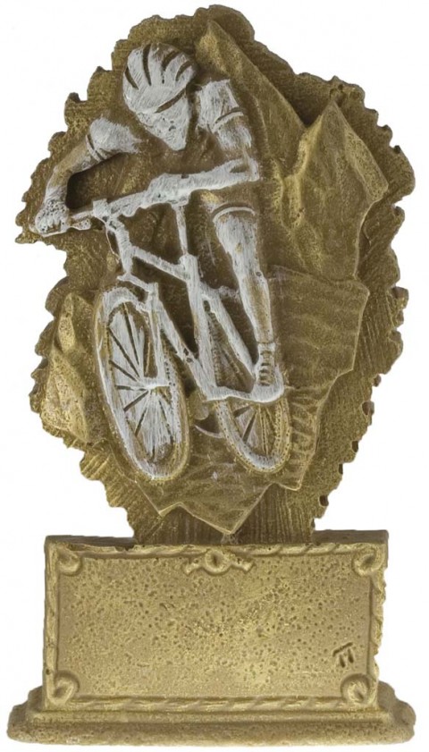 trofeo resina ciclismo 16 cm.