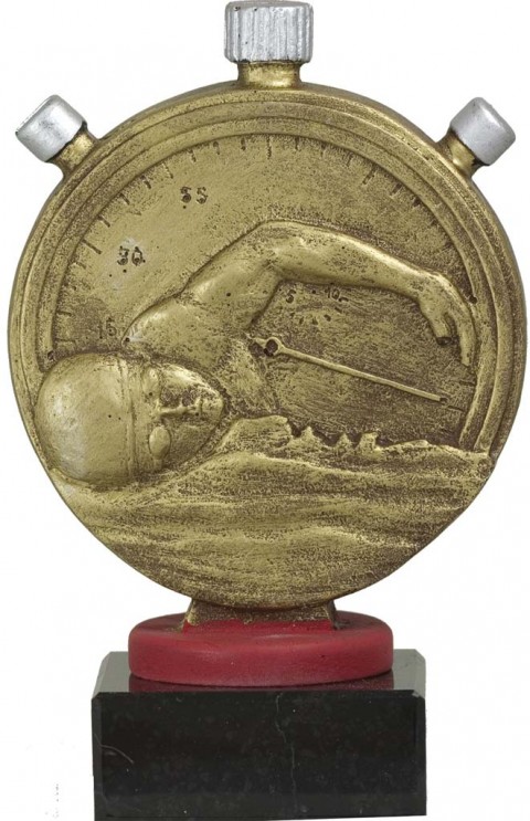 trofeo resina natacion 18 cm.