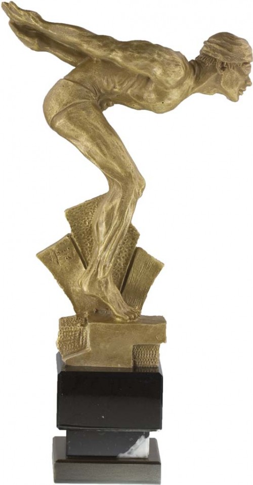 TROFEO RESINA NATACION 28 cm.