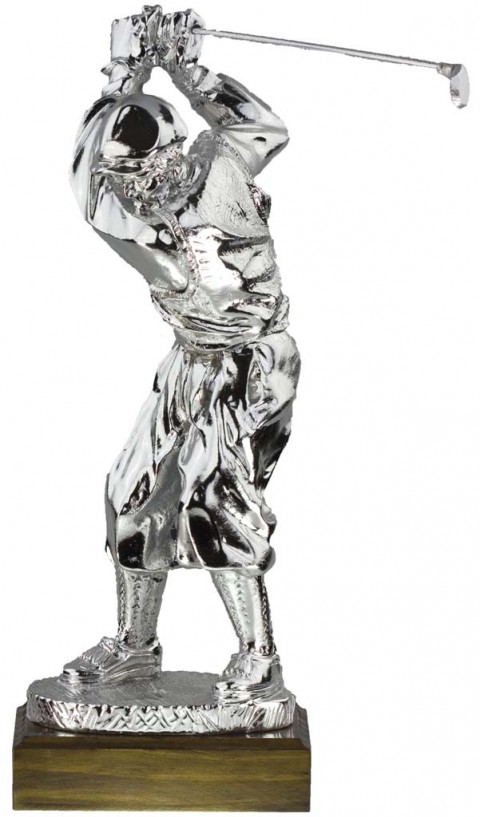 trofeo resina golf 33 cm.