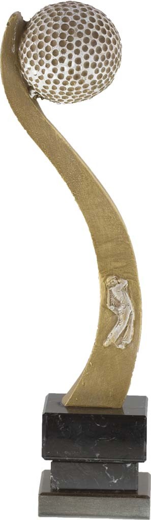 trofeo resina golf 29 cm.