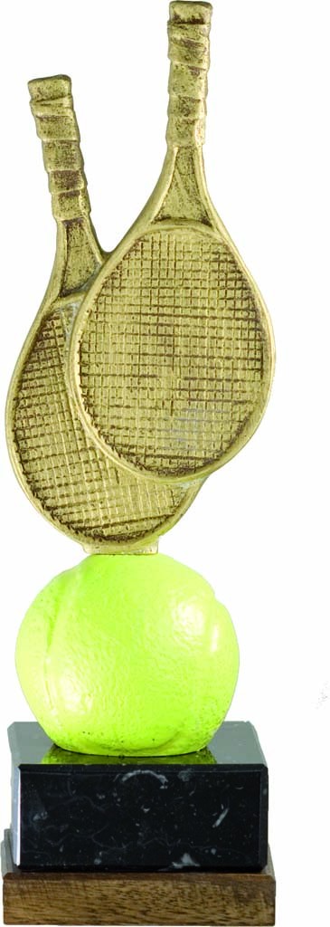 trofeo resina tenis 23 cm.